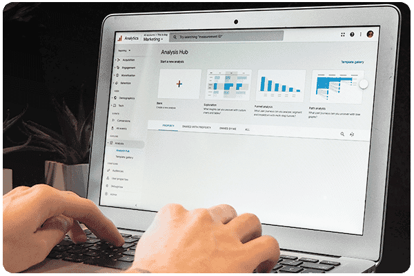 tracking_and_analytics_man_typing_in_laptop_screen_google_analytics
