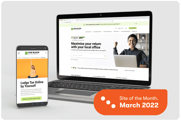kentico site of the month 2022