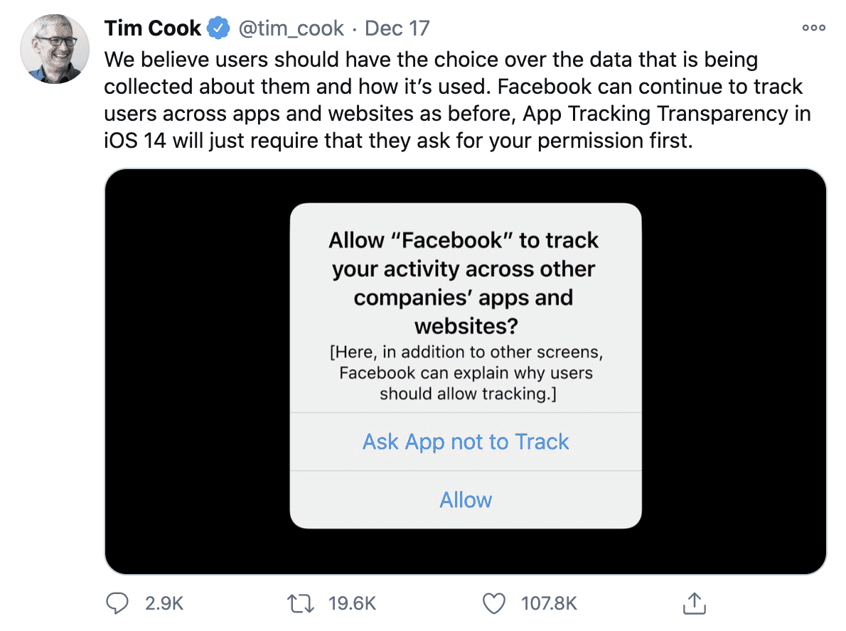 Allow facebook to track your activity