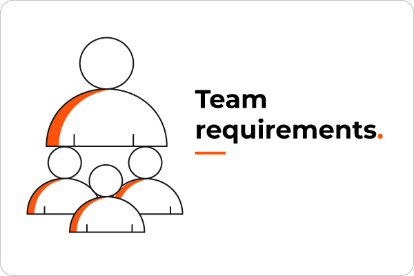 Team requirements icon