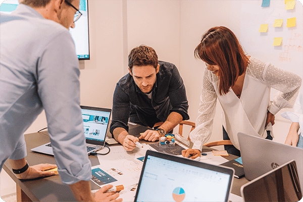 Resolution Digital Enterprise SEO team meeting