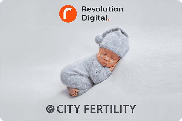 City Fertility is excited to join forces with Resolution Digital as we strive to extend our reach and assist more individuals and couples on their journey to parenthood.