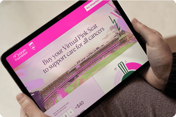 McGrath Foundation Pink Test campaign