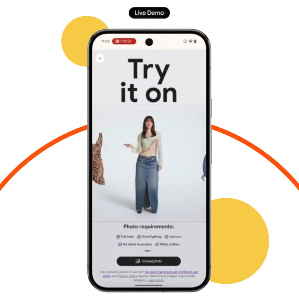 As Google applies AI to Shopping, US users can Try it on before you buy it.  